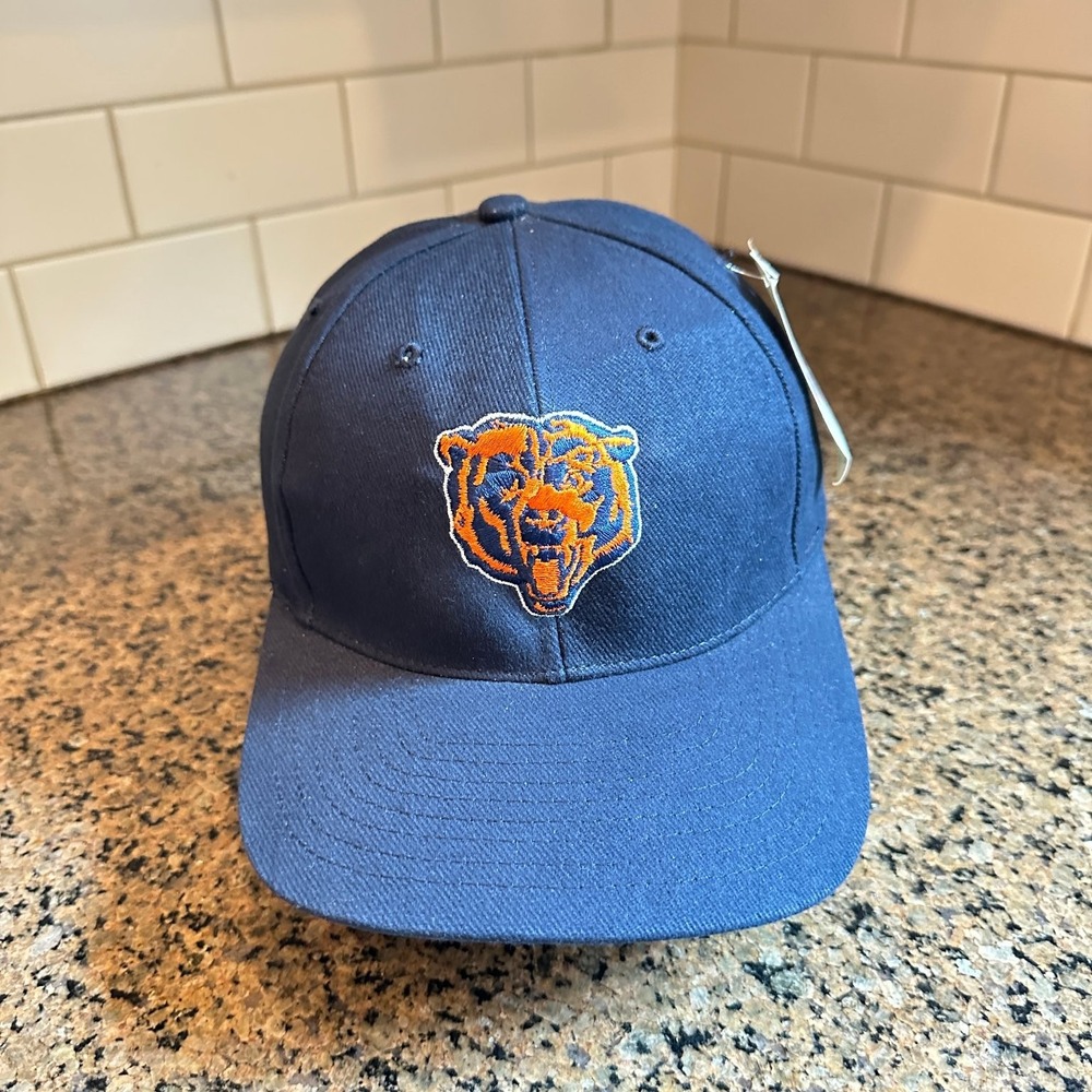 Vtg Y2K Chicago Bears Hat HEADMOST Baseball Snapback Deadstock New